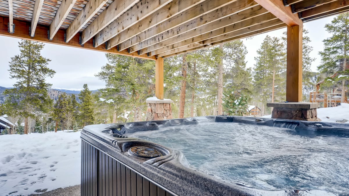 Soak away your tired muscles at the end of the day in your private hot tub - Image 3