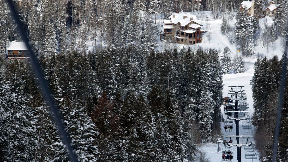 View of Gold Mine Lodge from Lift - Image 33