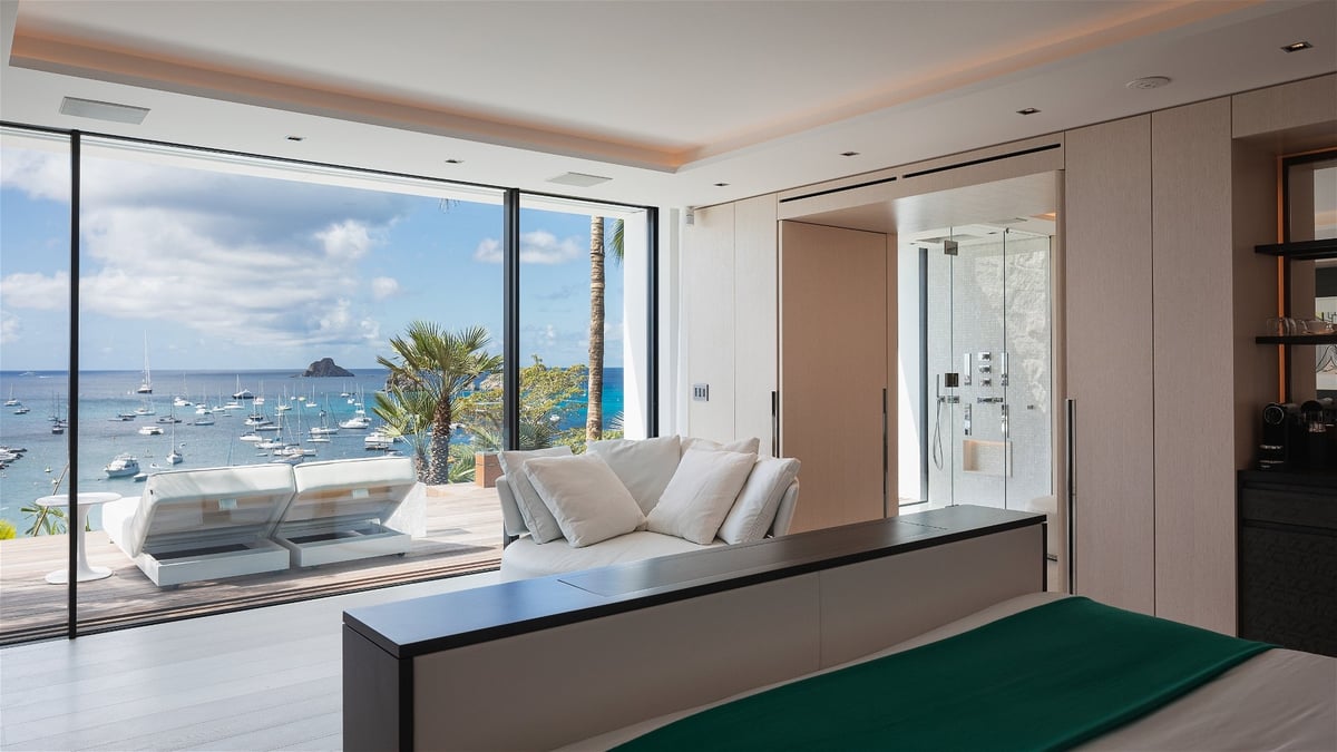 Bedroom 5: This suite is located on the lower level and has a direct access to the terrace and the p - Image 54