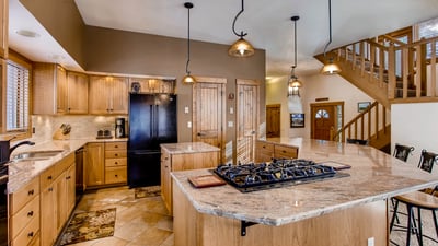 Large kitchen island