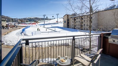 Deck with views (before the base area remodel)