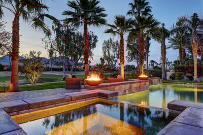 PGA West neighborhood on the 13th fairway of the Nicklaus Tournament Course