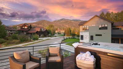 Views from the hot tub, Main Level