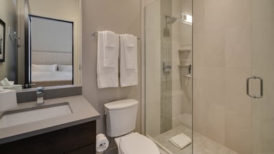 Twin ensuite on lower level