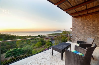 #5. This private balcony is the perfect spot for your morning coffee!