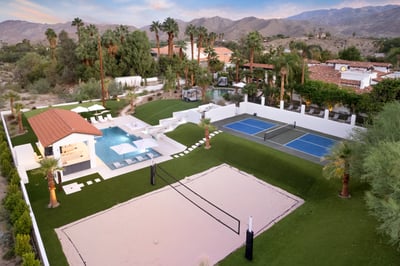 The gorgeous grounds feature amenities for everyone in your group with your choice of pickleball or 