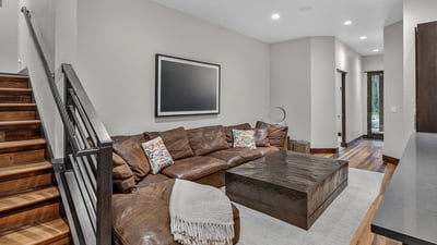 Downstairs family area