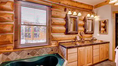 Primary ensuite soaking tub