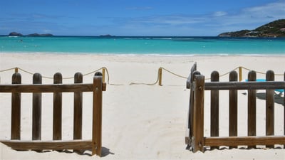 On The Beach: Direct access to the beach with loungers. 