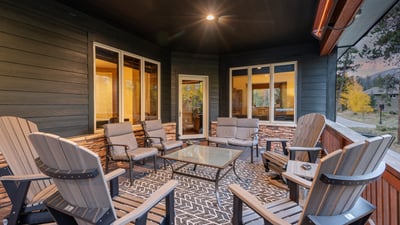 Covered outdoor seating