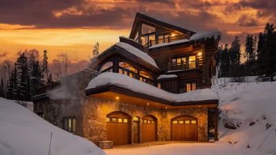 Alpine Majesty in winter