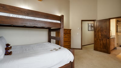 Bunkroom on upper level