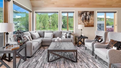 Great room in summer