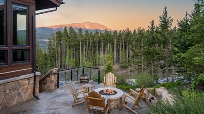 Firepit and views