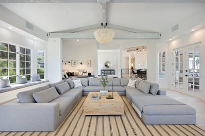 Cuddle up in the open-concept great room with a smart TV and high-speed wifi plus ample space for la