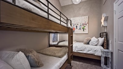 Bunkroom on upper level