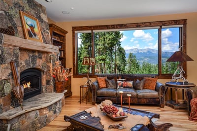 Great room has great views