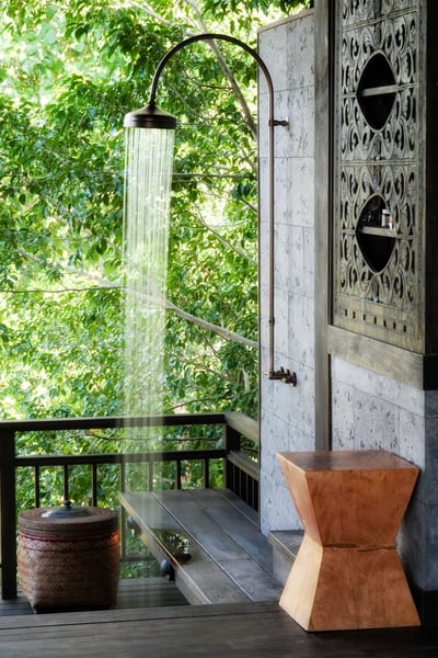 #1. Shower with a jungle view!