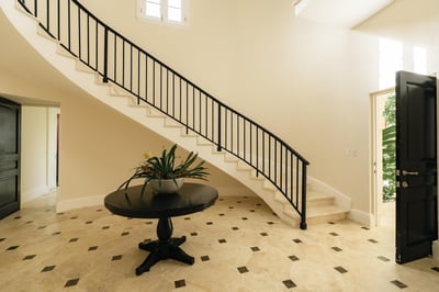 9BDR ocean view villa with full staff, golf carts, movie theater and gym