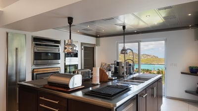 Kitchen & Dining Area: Fully equipped air-conditioned professional kitchen, with electric oven, stea