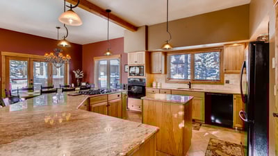 Kitchen with ample counter space