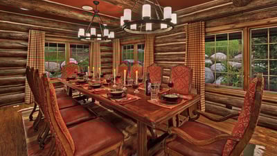 Formal dining area