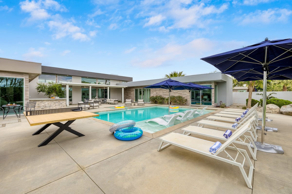 Green and Palm Oasis