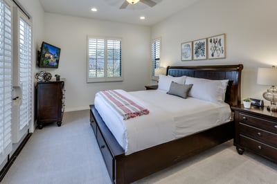 Guest Bedroom 3 with king bed and en suite bath