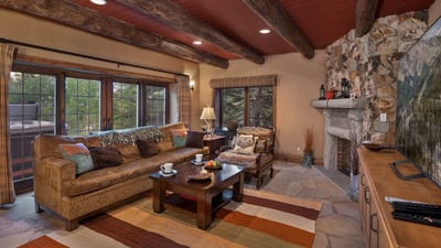 Family room on lower level