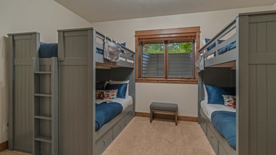 Bedroom 6, Lower Level - Lower Level twin bunk room