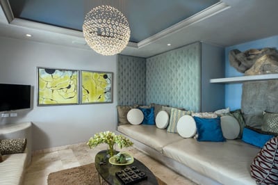The modern and refined design of the villa is represented in each of it's luxurious rooms
