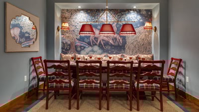 Newly renovated dining room