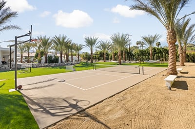 Private pickleball court for some friendly competition or take your turn shooting hoops if thats mor