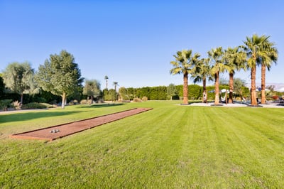 Bocce ball is just one of many outdoor activities!