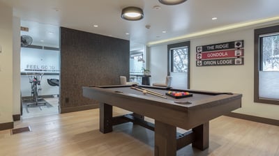 Game Room, Main Level - With billiard table converts to ping pong