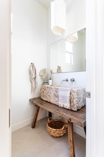 Beautiful stone sink