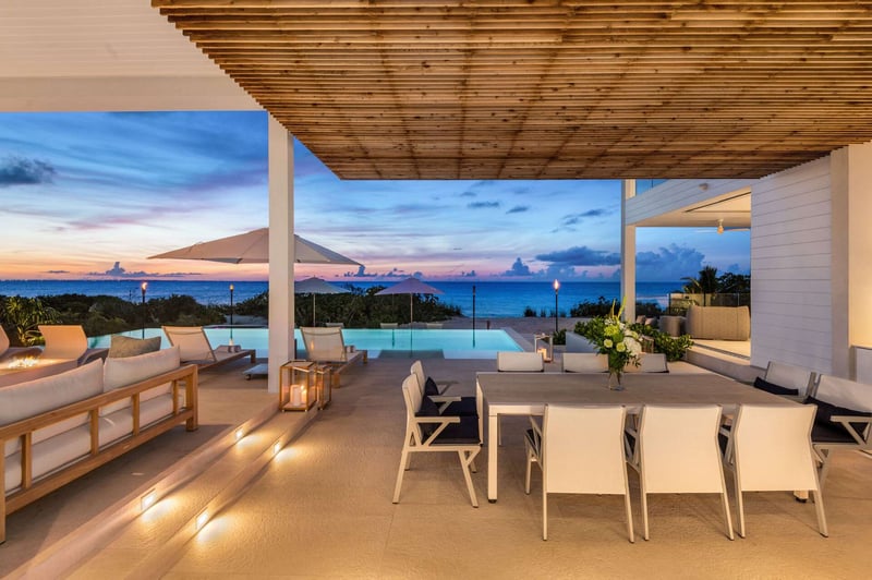 Beach Enclave Grace Bay 5 BDM Beachfront Villa