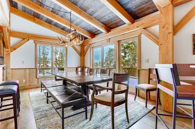 Dining area seats 16