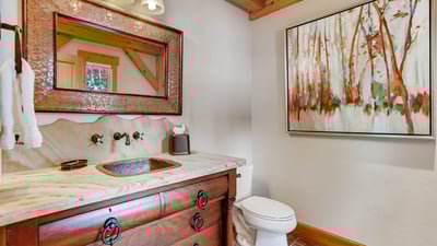 Powder room on main level