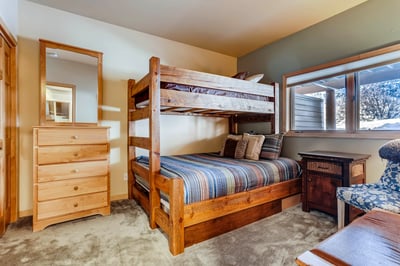 Bunkroom on lower level