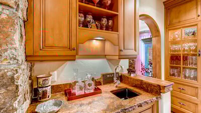 Wet bar on main level