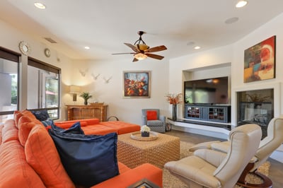 Plenty of room for everyone on oversized sectional