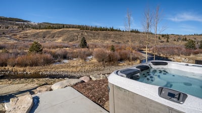Hot tub on the river