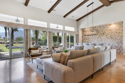 Light and bright for a seamless feeling of indoor/outdoor living!