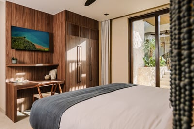 Suite 4 - King Bed, TV, AC