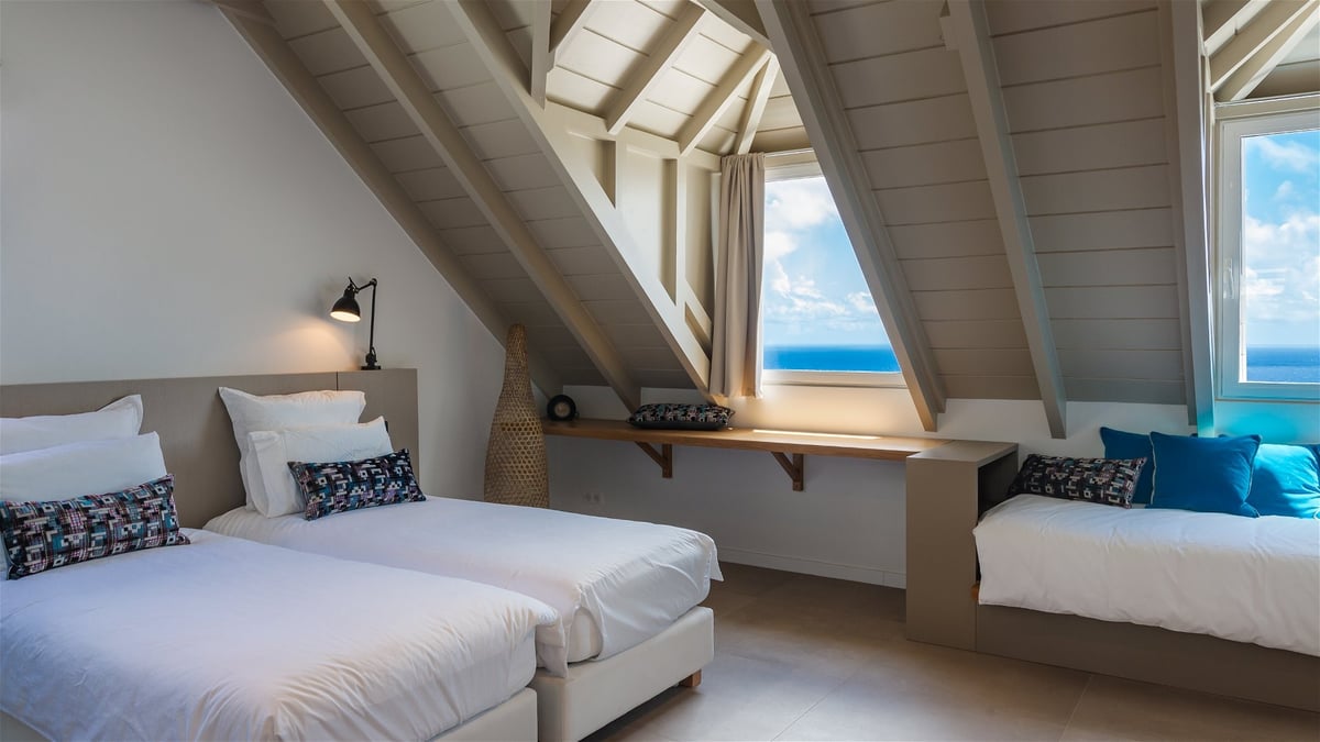 Bedroom 3: Located on the first floor with ocean views. Twin beds (can be prepared with a king size  - Image 53