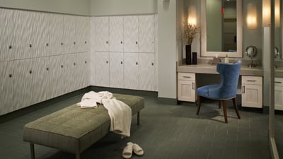 The Spa changing/locker room