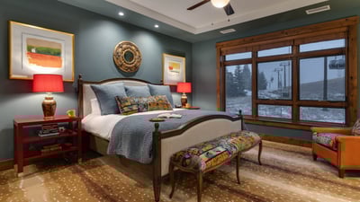 Primary suite with Wildhorse gondola views