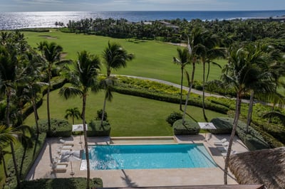 Corales 50 - Golf front villa with ocean view with full staff