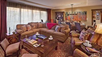 Great room with balcony